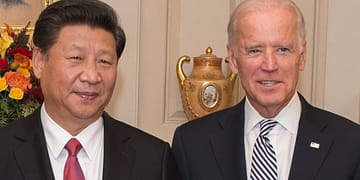 נשיא ארה"ב , ג'ו ביידן עם נשיא סין, שי ג'ינפינג צילום: Wikipedia