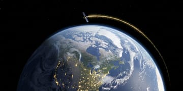 בינה מלאכותית בחלל. איור של אנבידיה לכנס GTC26.