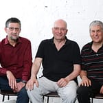 מייסדי פורטליקס. מימין לשמאל - גיל אמיד, יואב הולנדר, זיו בנימיני. צילום: דרור סיתהכל