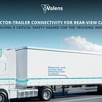 חיישני ראות לאחור לרכב כבד. איור יחצ, ולנס