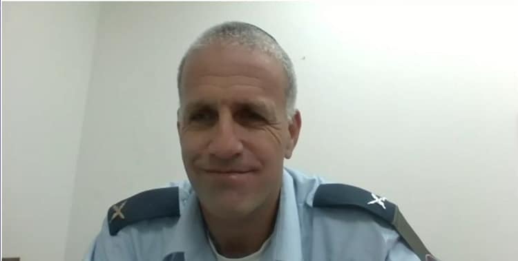 תא"ל אביעד דגן בכנס AI WEEK.צילום מסך