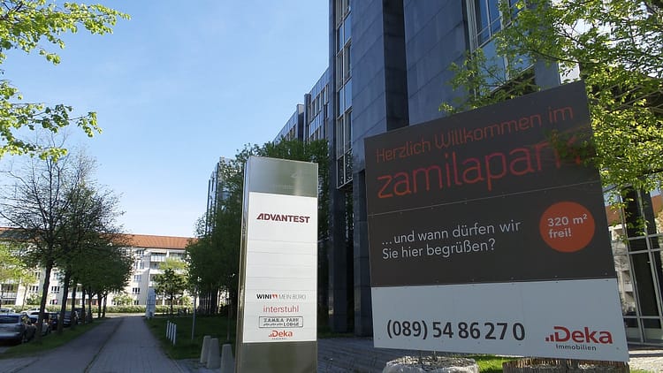 מטה חברת אדוונטסט במינכן. צילום: אבי בליזובסקי