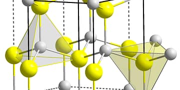 מבנה מולקולת גליום ניטריד. מתוך ויקיפדיה